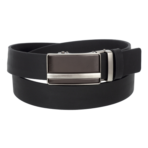 3052092 Black Ремень с пряжкой автомат Conti Uomo