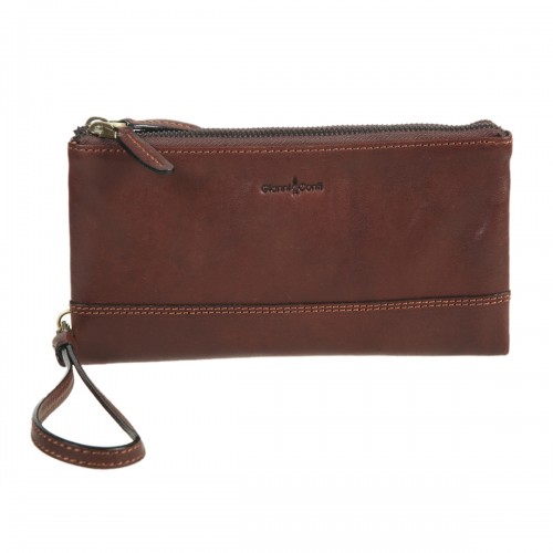 912211 dark brown Клатч мужской Gianni Conti
