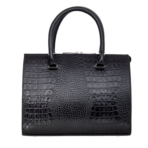 7523 Croco black Caprice Женская сумка Sergio Belotti