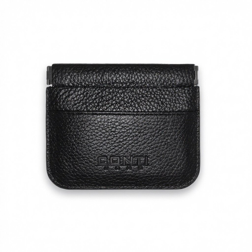 15-62 black Картхолдер-монетница Conti UOMO