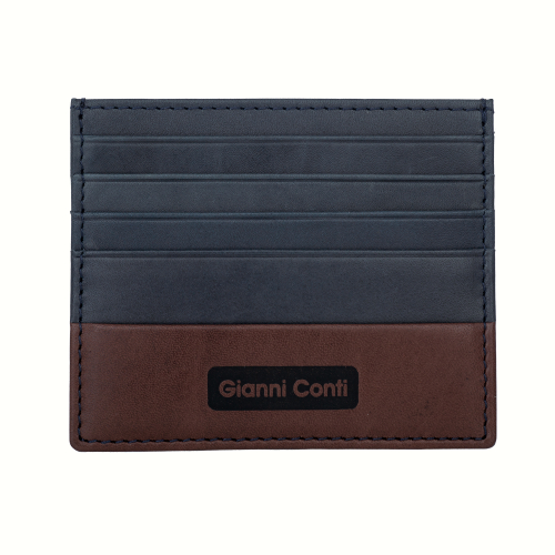6057394 blue/dark brown Картхолдер Gianni Conti