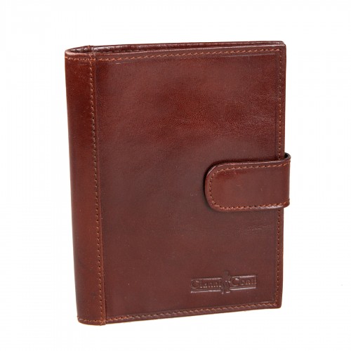 907035 brown  Обложка для паспорта Gianni Conti