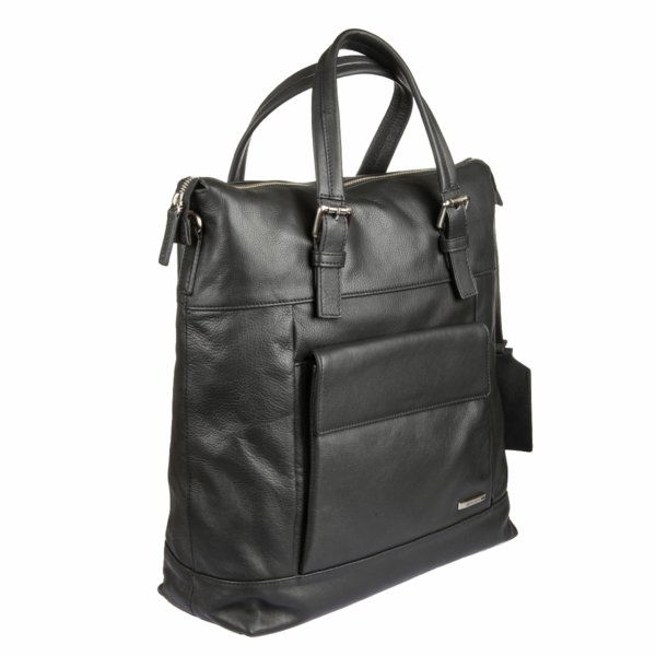 1602367 black Бизнес сумка Gianni Conti — в полный экран