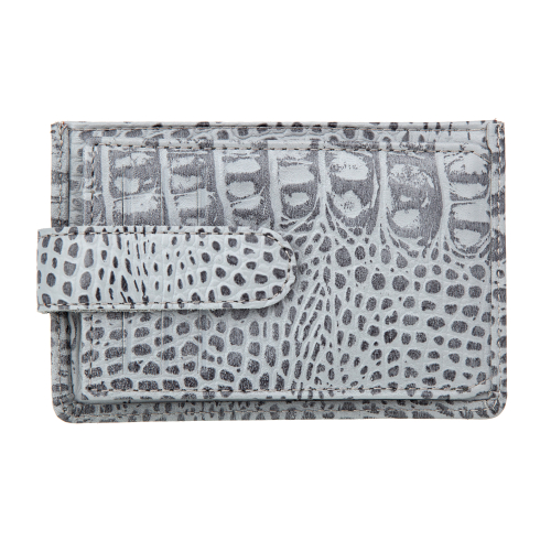 Кредитница Sergio Belotti, артикул 7401 croco grey  7401 croco grey Картхолдер Sergio Belotti