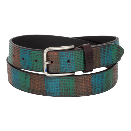 755/35 2652 brown-blue 64 Ремень Miguel Bellido