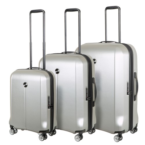 GM20075W 20/24/28 brushed silver Комплект Чемоданов Verage