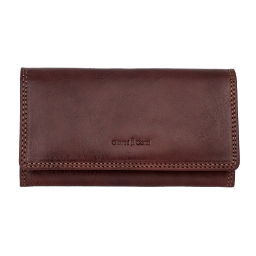 918150 dark brown Портмоне Gianni Conti
