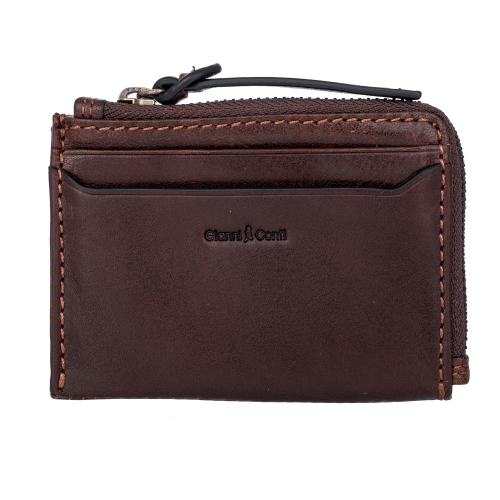 917287 dark brown Картхолдер Gianni Conti