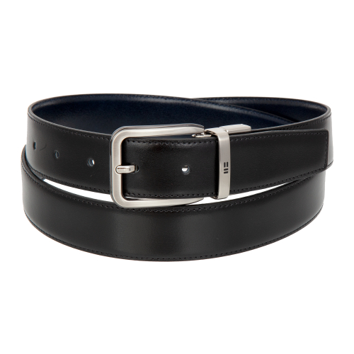 430/32 buckle 2 black/blue 136 Ремень двухсторонний Miguel Bellido