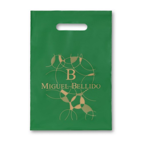 Подарочный пакет S Зеленый Miguel Bellido