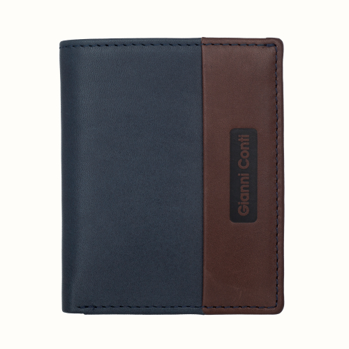 6057387 blue/dark brown Портмоне Gianni Conti