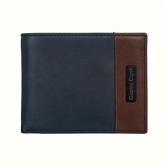 6057100 blue/dark brown Портмоне Gianni Conti