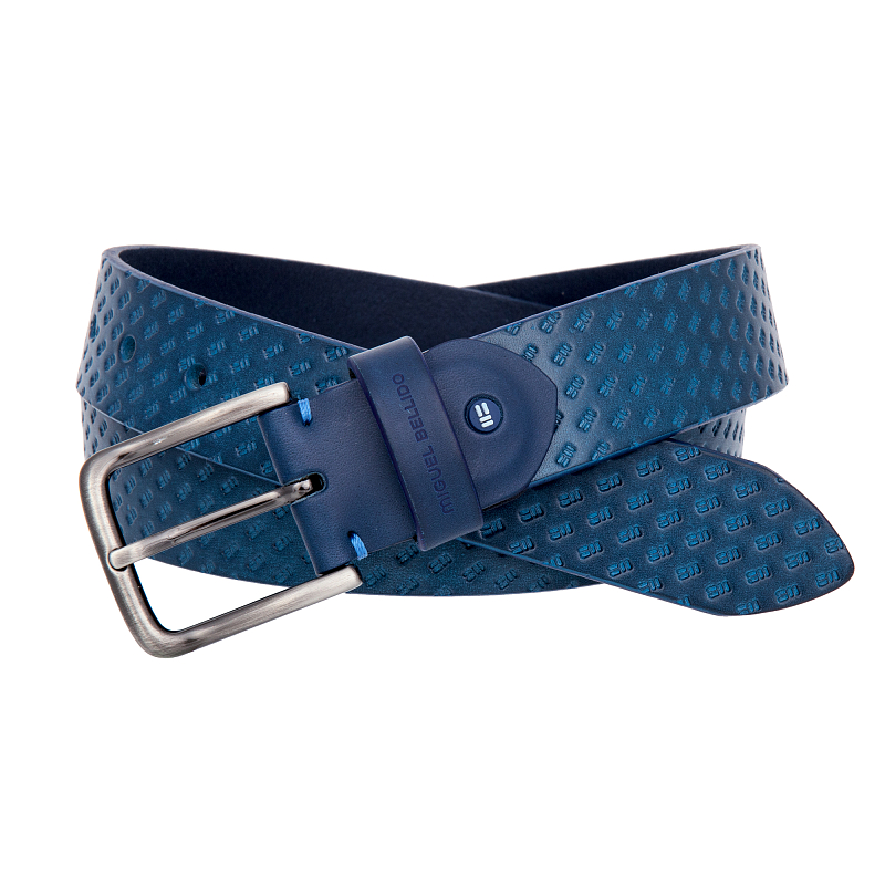 790/35 2327 blue 96 Ремень Miguel Bellido (длина 110-120) #3