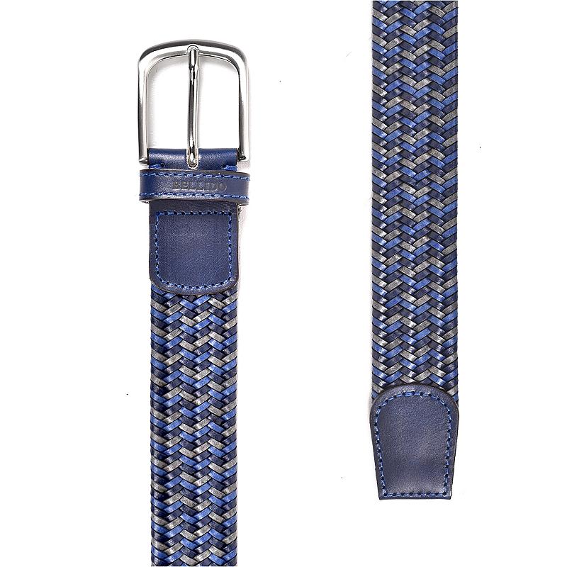 935/35 8886/12 blue/grey 14 Ремень Miguel Bellido (длина 115-125) #2