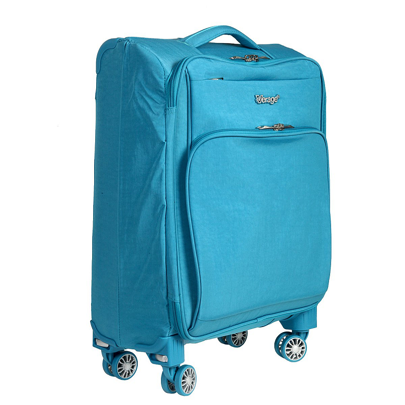 Чемодан-тележка Verage GM15012w 20 blue, 22x61 см, имитация нейлона ...