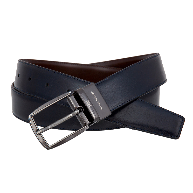 430/32 0211/09 navy blue/brown 169 Ремень двухсторонний Miguel Bellido (длина 105-115) #4 430/32 0211/09 navy blue/brown 169 Ремень двухсторонний Miguel Bellido (длина 105-115) #4