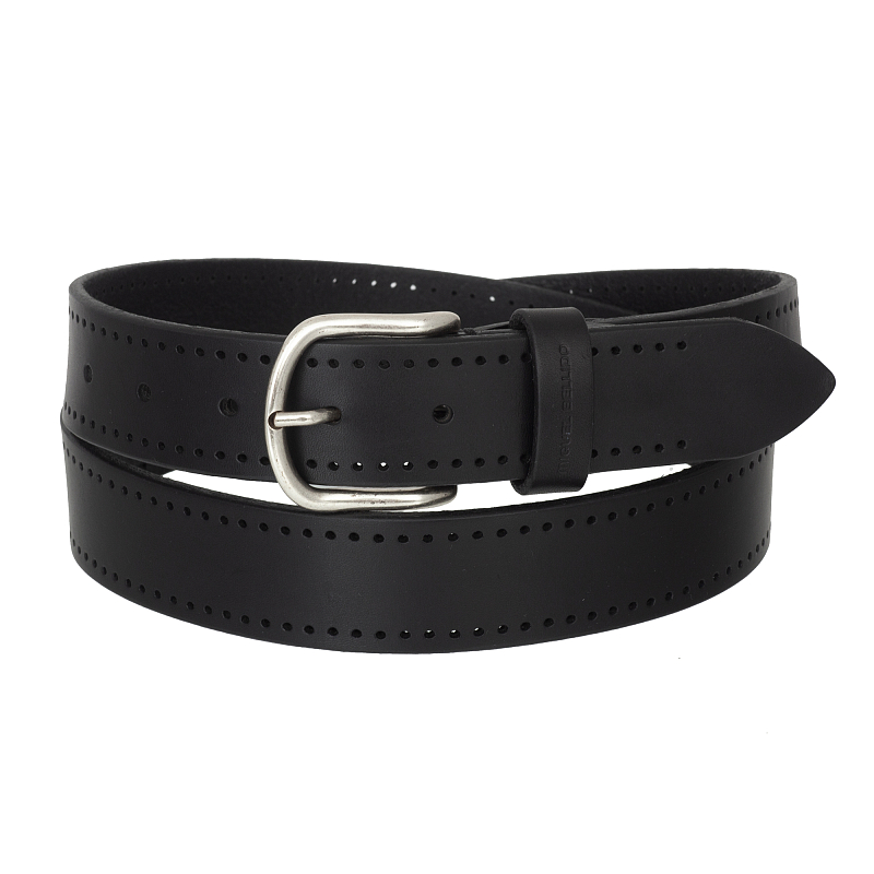 700/35 8915 black 01 Ремень Miguel Bellido (длина 105-115)