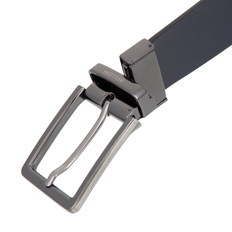 423/35 5302 black/navy blue 136 Ремень двухсторонний Miguel Bellido (длина 115-125) #4