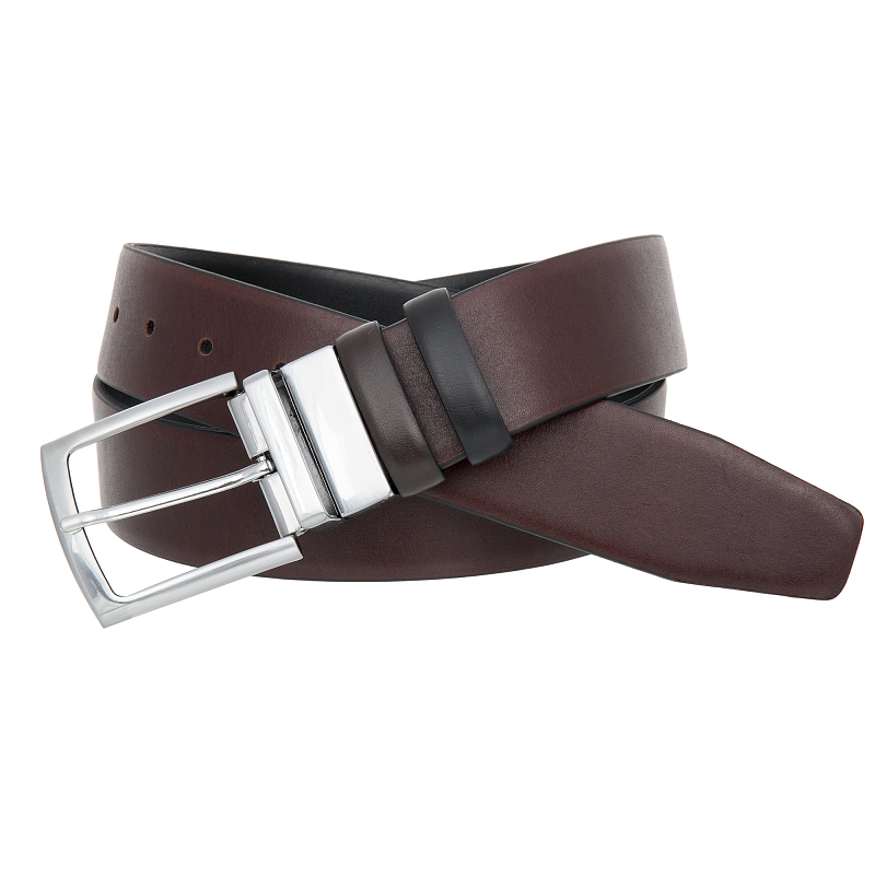 35230 Black/Brown Ремень двухсторонний Conti Uomo (длина 115) #2