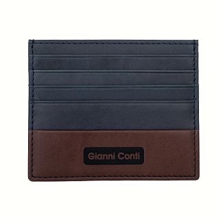 6057394 blue/dark brown Картхолдер Gianni Conti