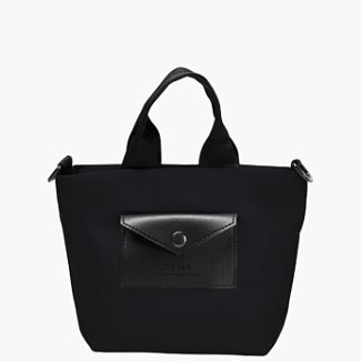 1204 Black Сатин Сумка Antan