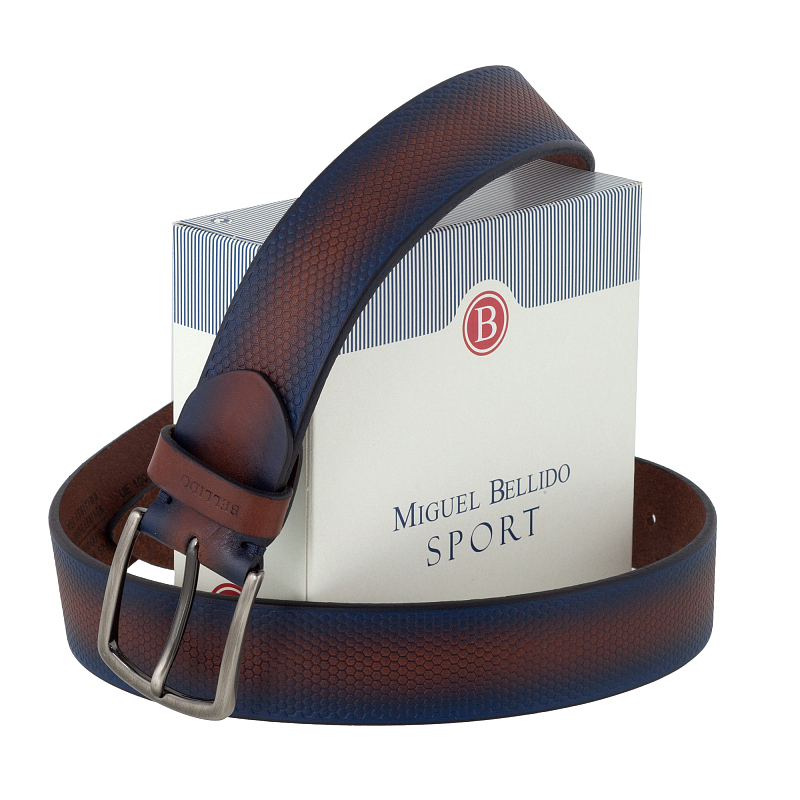 605/38 2144/13 brown 02 Ремень Miguel Bellido (длина 110-120) #4