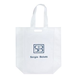 Подарочная сумка Белая Sergio Belotti