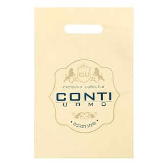 Подарочный пакет S Бежевый Conti UOMO