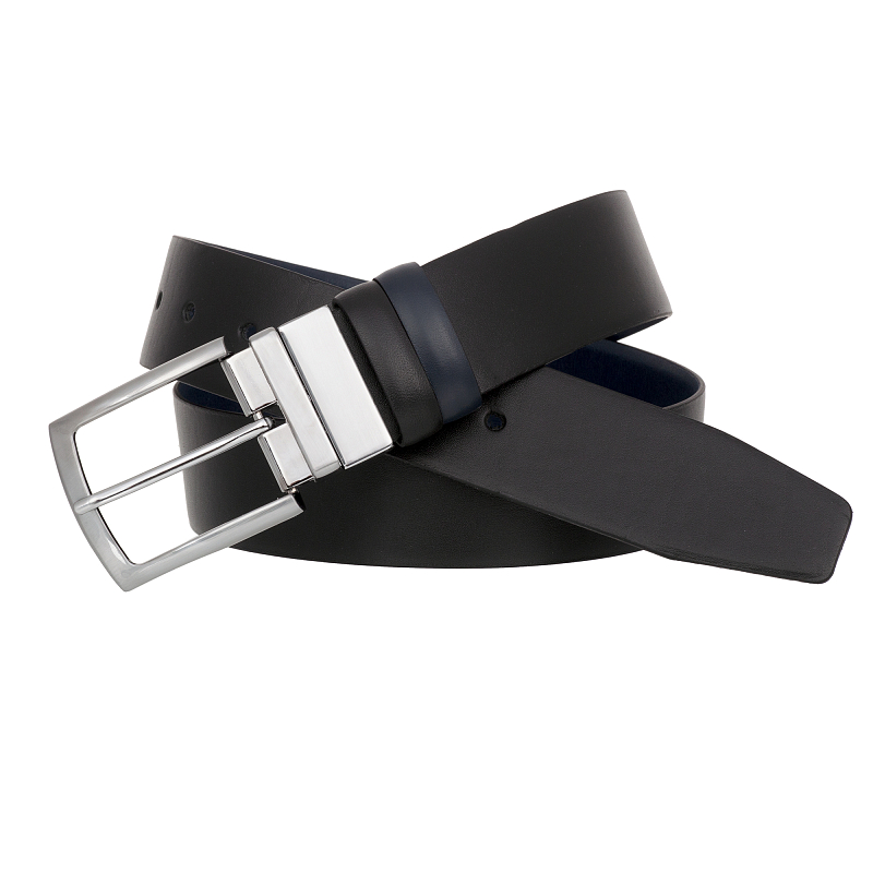 40123 Black/Blue Ремень двухсторонний Conti Uomo (длина 125) #2 40123 Black/Blue Ремень двухсторонний Conti Uomo (длина 125) #2