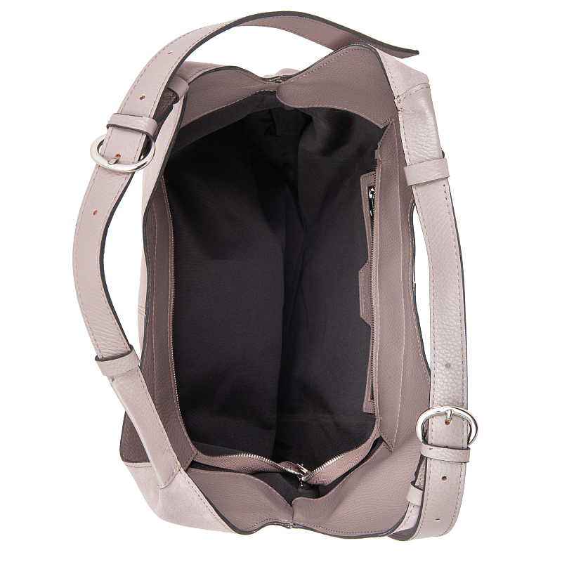 Сумка Sergio Belotti 60203 pink-grey velour, 42x27 см, натуральная ...