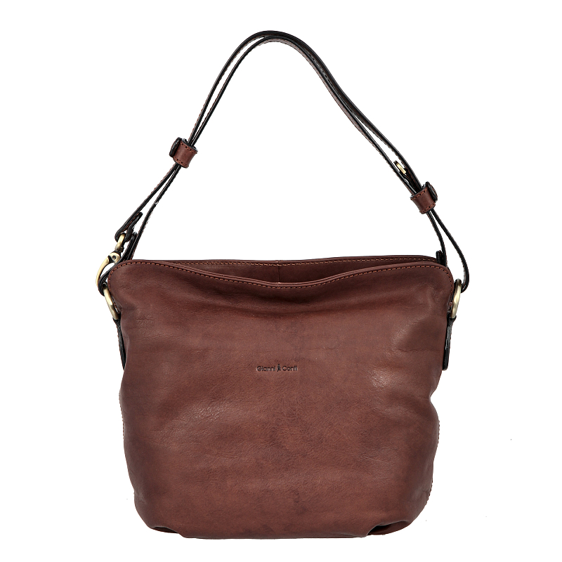 Сумка Gianni Conti 914081 dark brown, 26x24 см, Натуральная кожа, цвет ...