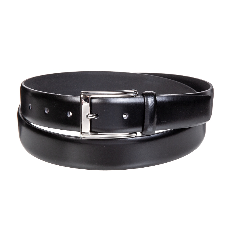 125/32 5568/09 black 01 Ремень Miguel Bellido (длина 100-110)