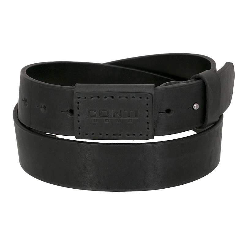 82550 Black Ремень Conti Uomo (длина 120)