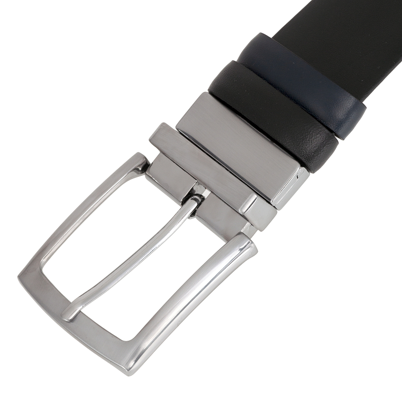 40123 Black/Blue Ремень двухсторонний Conti Uomo (длина 125) #3 40123 Black/Blue Ремень двухсторонний Conti Uomo (длина 125) #3