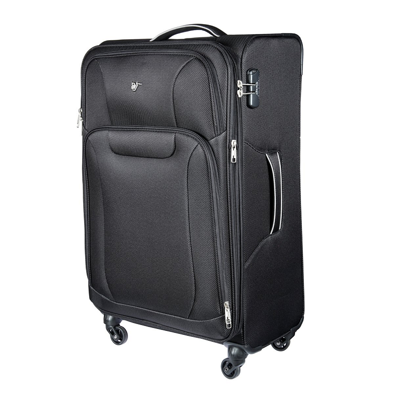 Чемодан-тележка Verage GM16033W28 black, 31x78 см, имитация нейлона ...