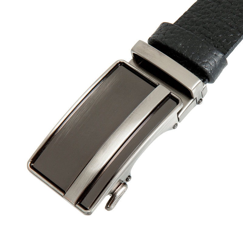 7079092 Black XXXXL Ремень с пряжкой автомат Conti Uomo (длина 135) #2