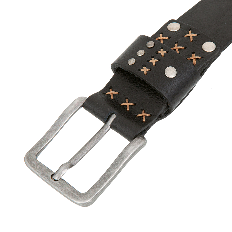 4240/40 9989 black 01 Ремень Miguel Bellido (длина 115-125) #3