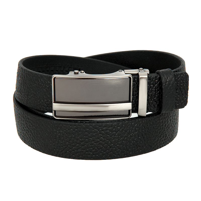 7079092 Black XXXXL Ремень с пряжкой автомат Conti Uomo (длина 135)