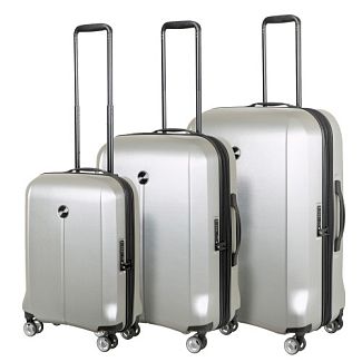 GM20075W 20/24/28 brushed silver Комплект Чемоданов Verage