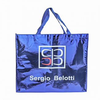 Подарочная сумка M СИНИЙ Sergio Belotti