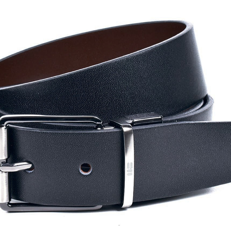 568/35 5313 black/brown 50 Ремень двухсторонний Miguel Bellido (длина 105-115)