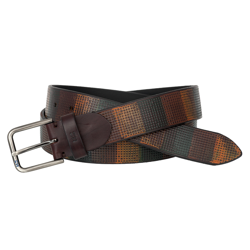 755/35 2652 brown-orange 120 Ремень Miguel Bellido (длина 105-115) #3