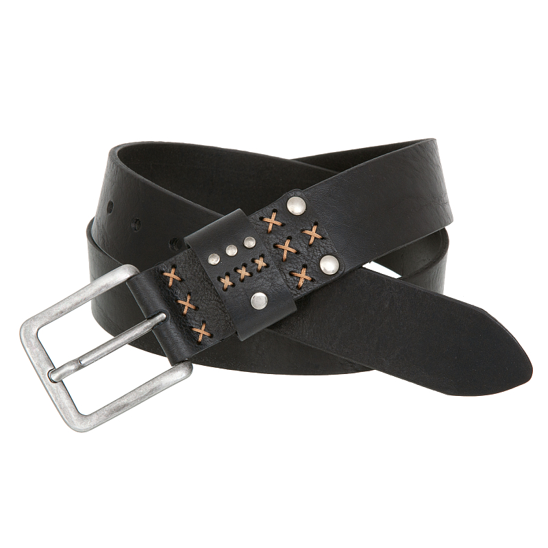 4240/40 9989 black 01 Ремень Miguel Bellido (длина 115-125) #2