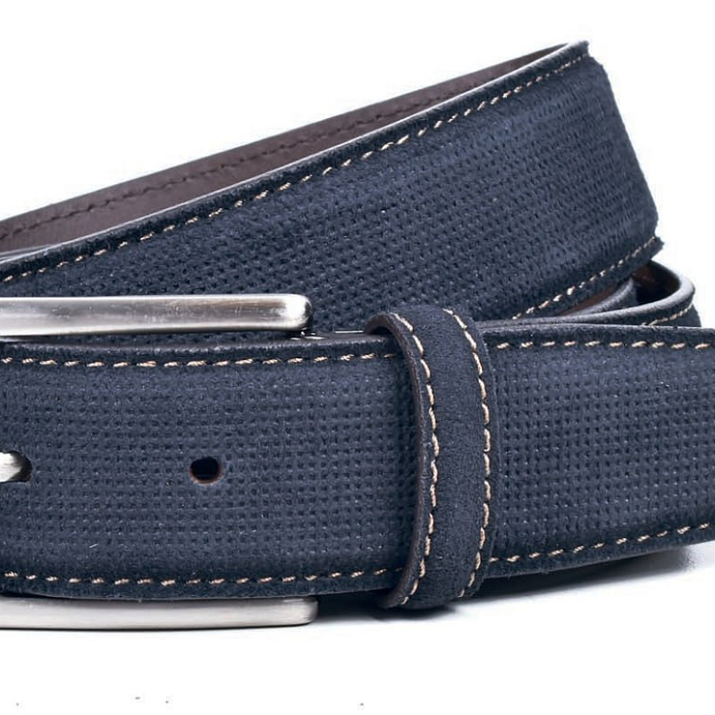 305/35 2293 navy blue 12 Ремень Miguel Bellido (длина 105-115)