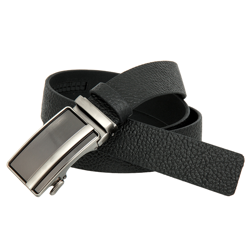 7079092 Black XXXXL Ремень с пряжкой автомат Conti Uomo (длина 135) #3