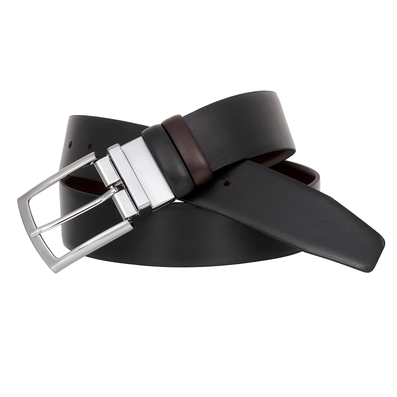 40123 Black/Brown Ремень двухсторонний Conti Uomo (длина 110) #2
