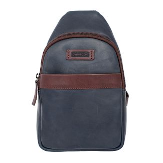 6055172 blue/dark brown Сумка слинг Gianni Conti