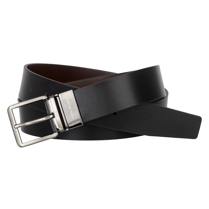 568/35 5311 black/brown 50 Ремень двухсторонний Miguel Bellido (длина 105-115) #4